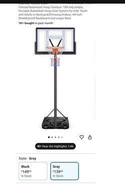 Basketball Hoop Outdoor