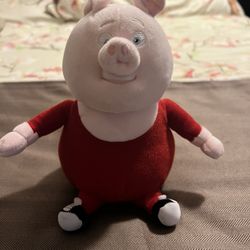 TY Beanie Babies Gunter Pig Sing Movie Character 7” Stuffed Animal