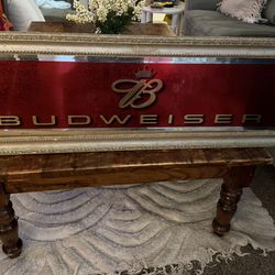 Vintage, Victorian  Budweiser Bar Sign EUC