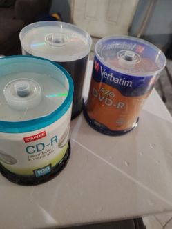 Dvd and cd blanks new