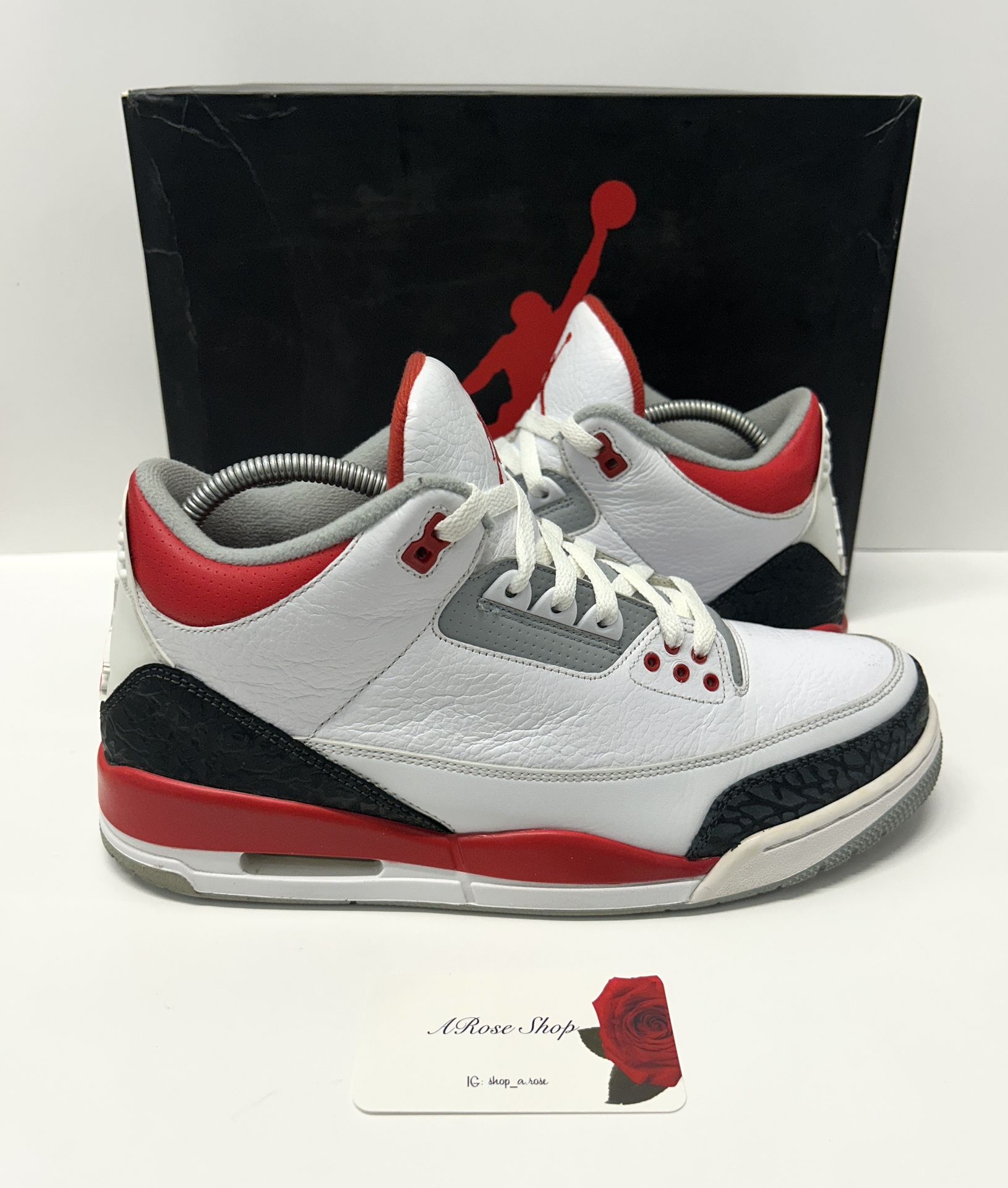 Nike Air Jordan 3 Retro ‘Fire Red’ (136064 120) Shoes Size: 11.5 M