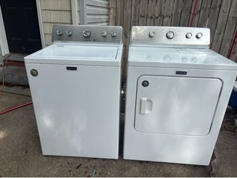 Washer and dryer with warranty