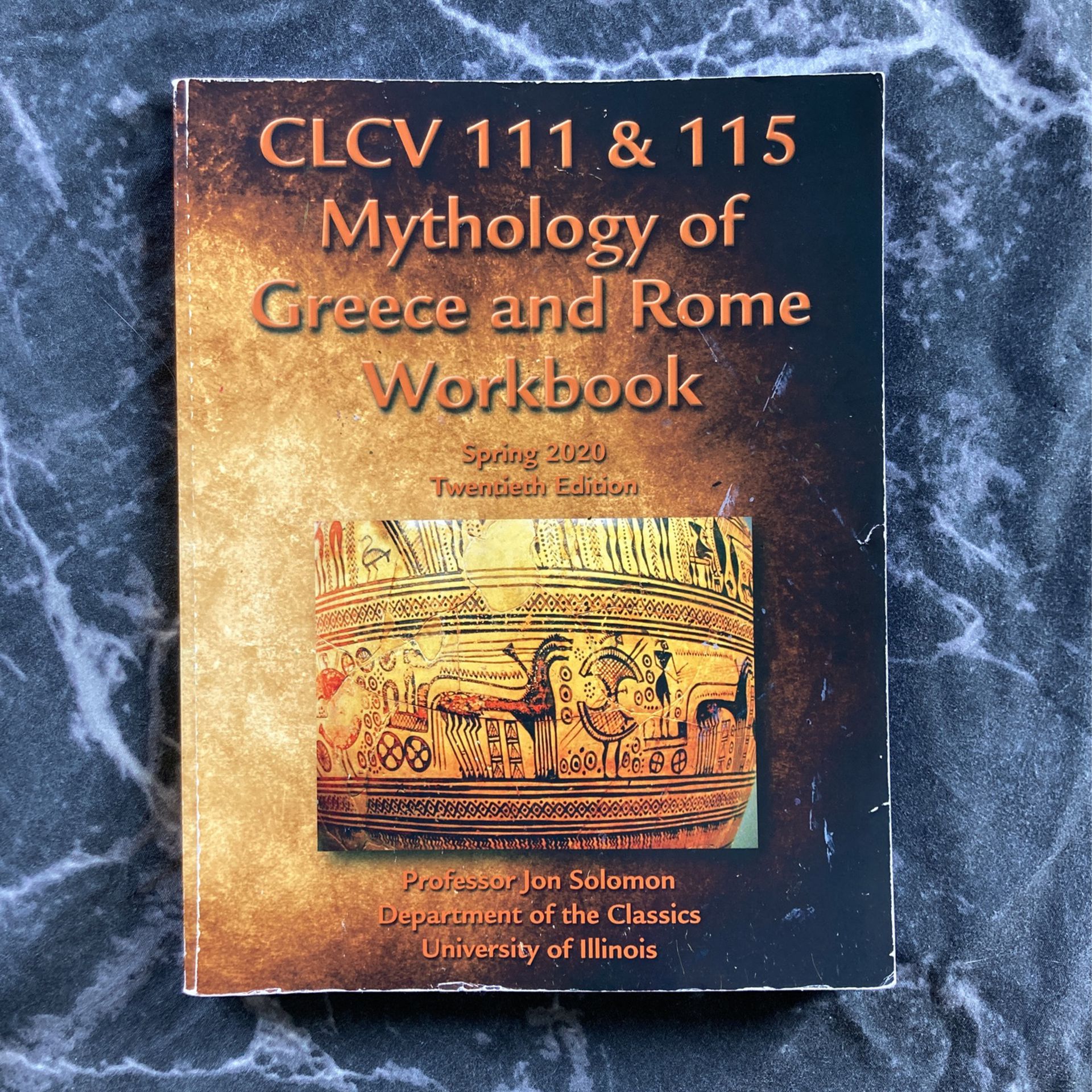 Mythology of Greek and Rome Workbook