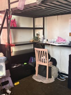 Bunk Bed With Desk At The Bottom