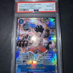 OP 11 MANGA LUFFY PSA 10 $1500