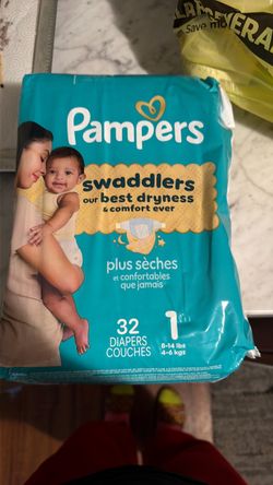 Pampers size 1 8-14 pounds