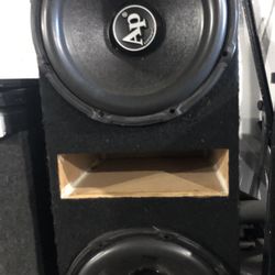 4000 Watts 15 Inches Audio Pipe In Custom Box 