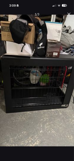 Furniture Style Dog Crate / End Table Kennel (Medium)