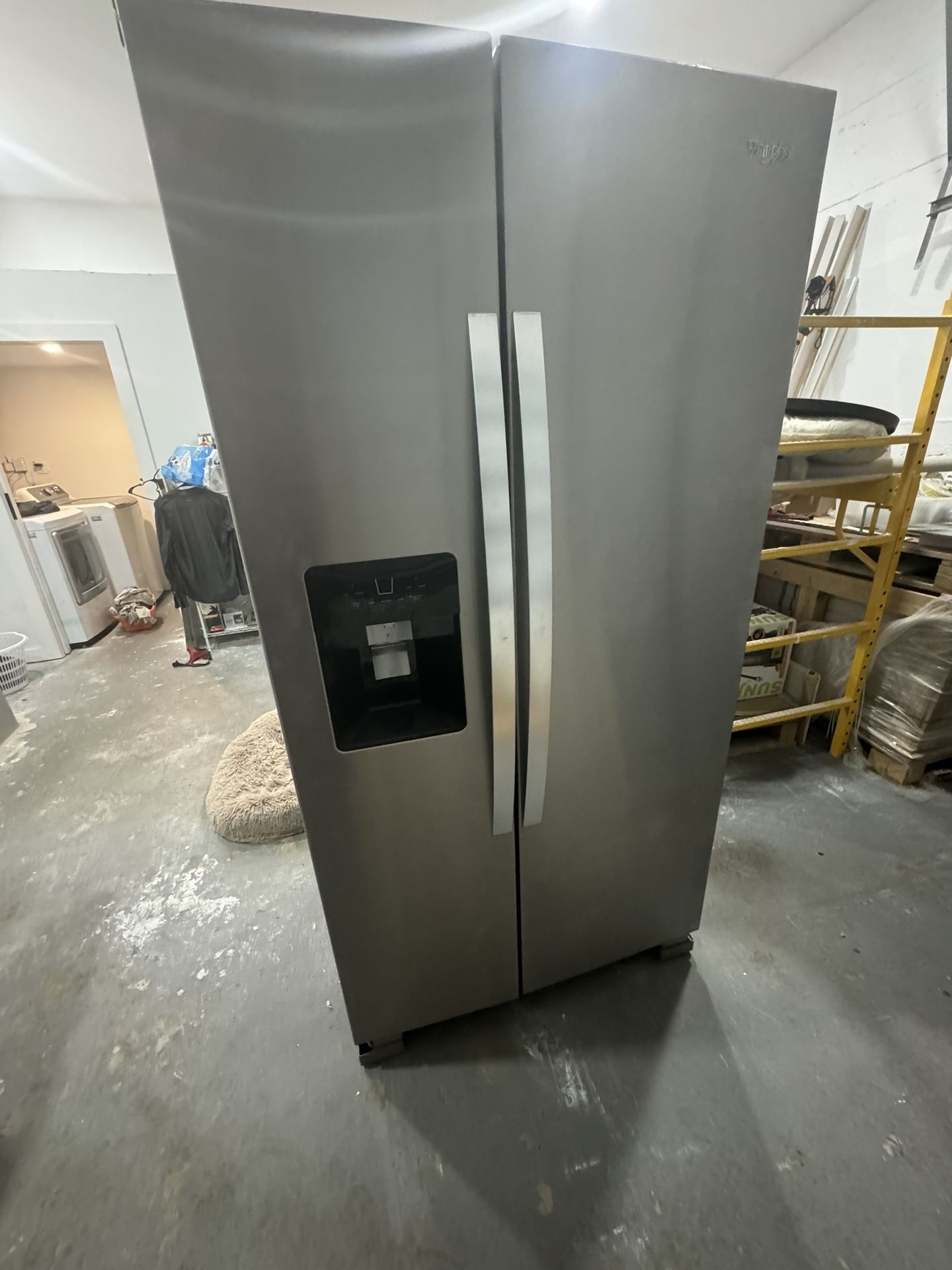 Whirlpool Stainless Steel Refrigerator/freezer , Needs Freon/coolant