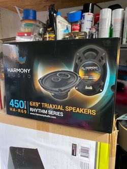 450 WATTS  6X9” TRIAXIAL SPEAKERS RHYTHM SERIES