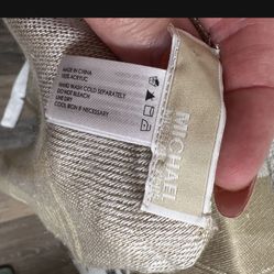 Michael Kors Logo Gold Scarf