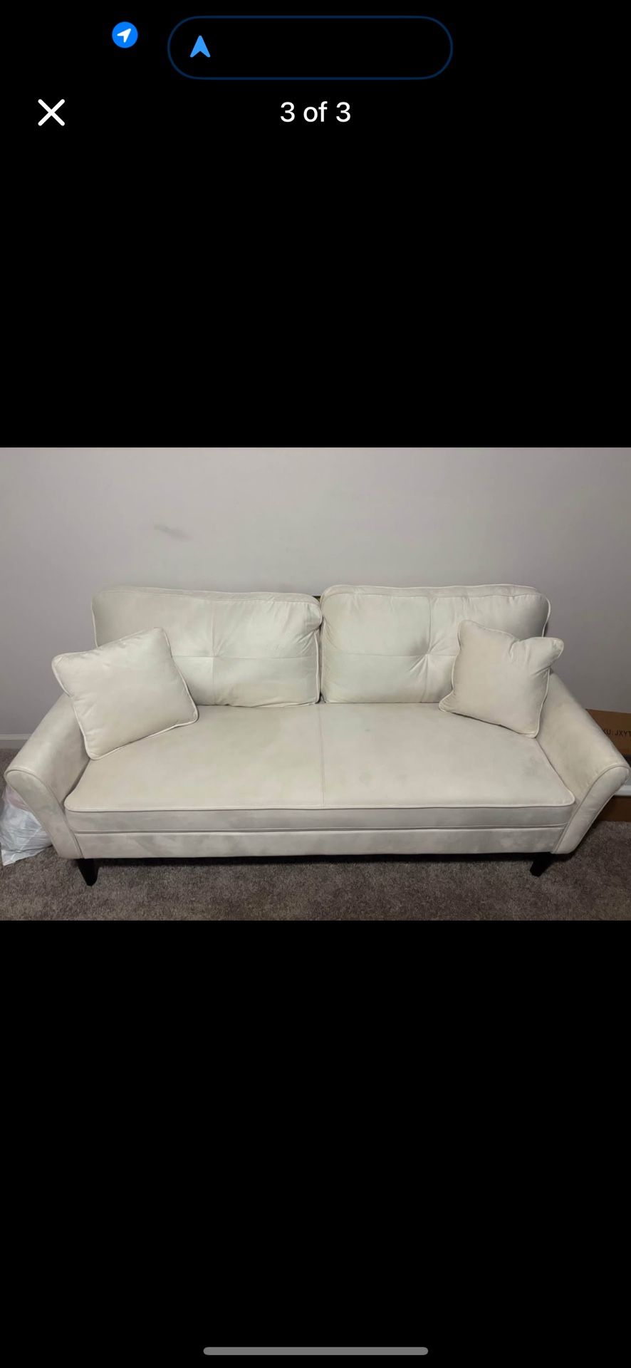 Cream Couch
