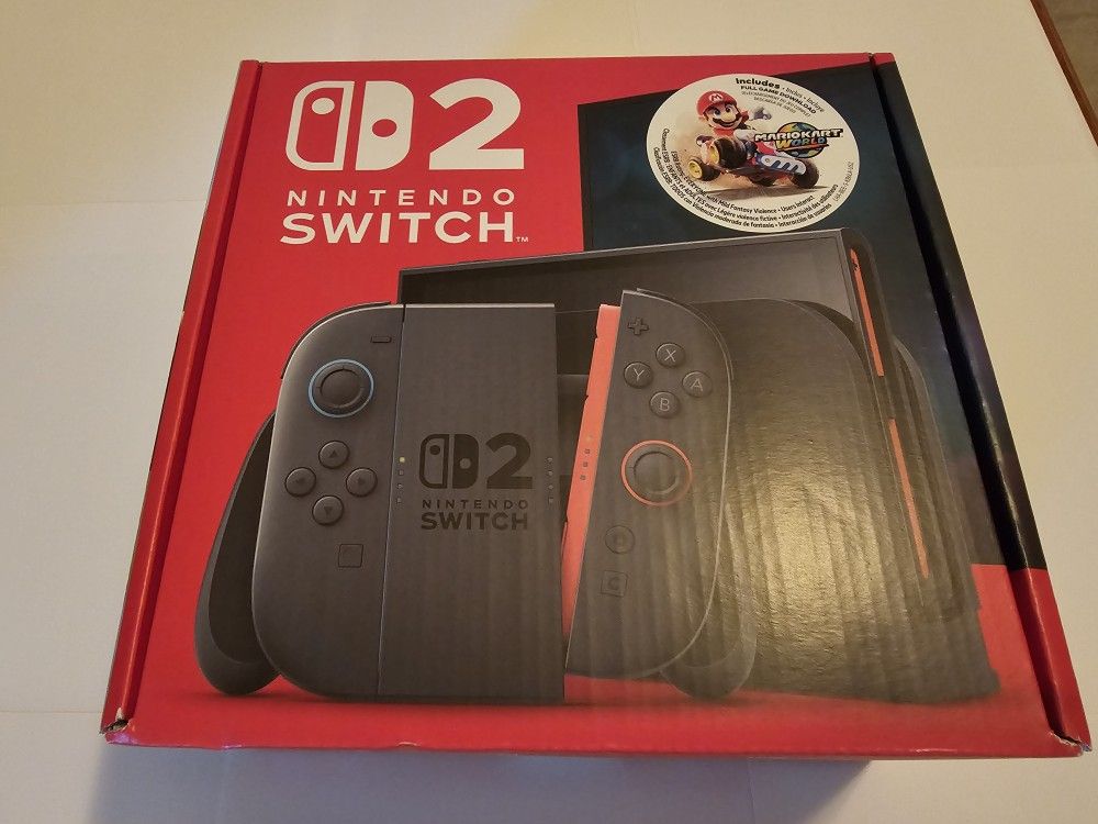 Nintendo Switch 2 + Mario Kart World Bundle New & Sealed
