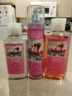 Bath and body works set