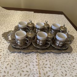 Espresso Set From Turkey Like New 