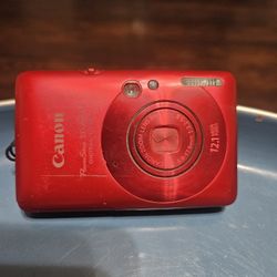 Canon PowerShot SD780 IS Digital ELPH 12.1MP Camera Red Tested W/ Charger