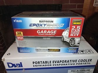 Epoxy shield garage floor coating brand new