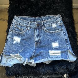 girl jean shorts
