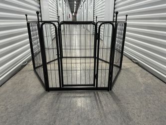 FXW Rollick Dog Rabbit PlayPen 6 Panels 24" Metal Door Collapsible Camping Outdoors