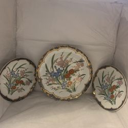 Signed Japan Wall Plates