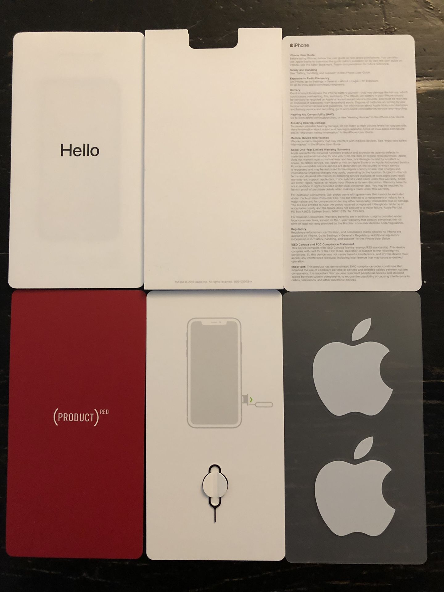 QUICK START GUIDE USER MANUAL WELCOME INSERT CARD APPLE IPHONE 8 PLUS CELL PHONE