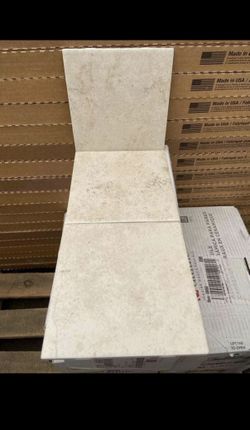 Briton Bone 6in x 6in Ceramic Wall Tile box (12.5sq ft)