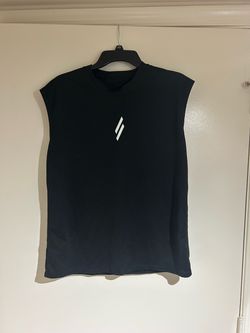 Black Sleeveless Muscle Tank Top m