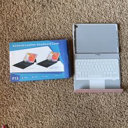Leather Keyboard Case For iPad 