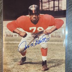 Signed 8x10 Photo Roosevelt Rosey Brown New York Giants HOF Autograph Picture NFL Auto