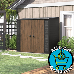 Suncast 7 ft. x 4 ft. Modern Storage Shed