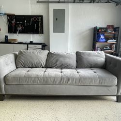 Gray Sleeper Sofa