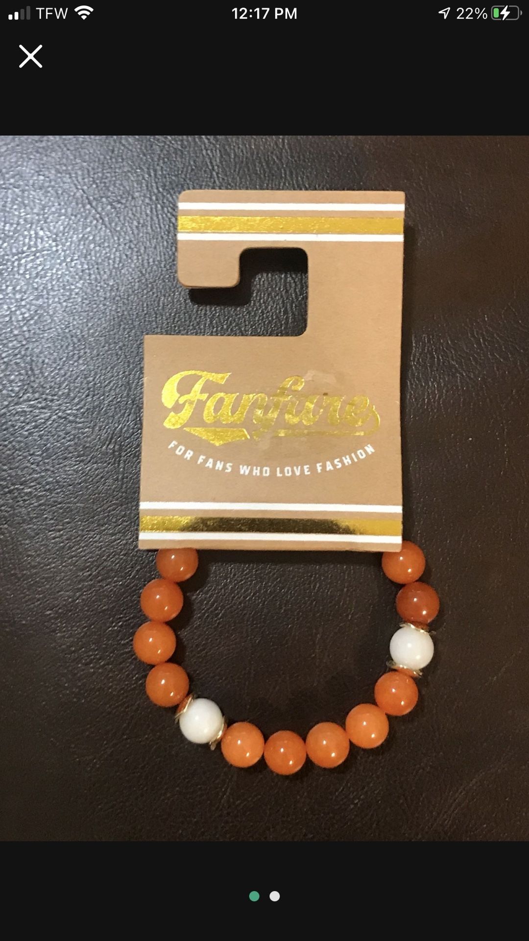 UT Ball STRETCH Bracelet By Fanfarebyom