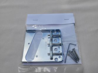  Fender  Telecaster 3 Saddle  Bridge Assembly , Chrome.