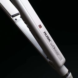 NEW Ceramic and Tourmaline W8LESS STR8 Straightening Flat Iron, 1” - Rusk Engineering