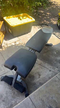 Workout weight bench