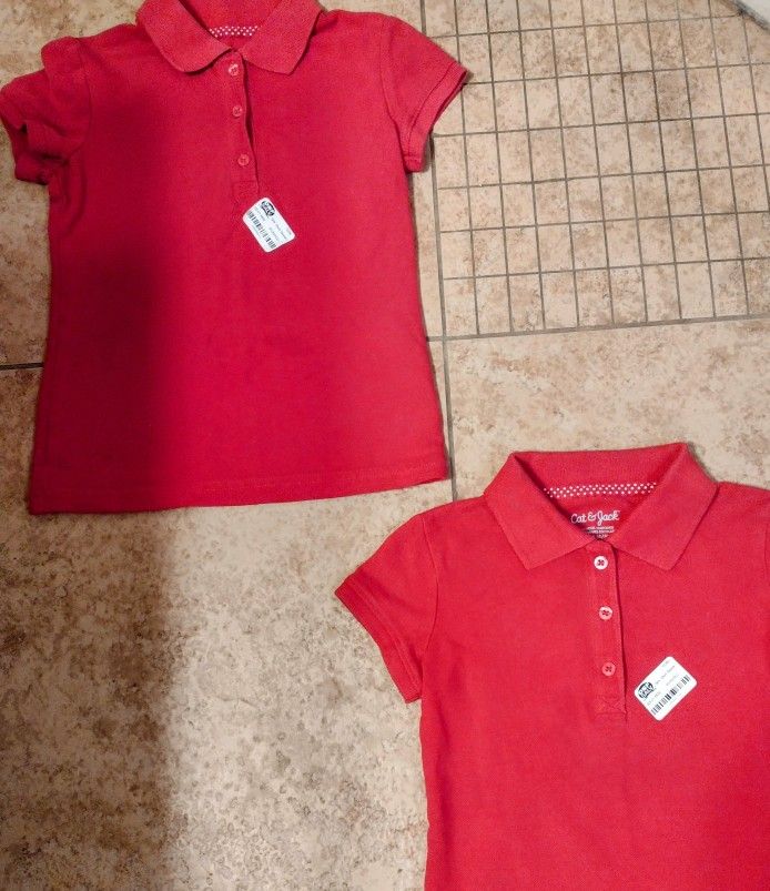 Girls School Uniform Polo Shirts