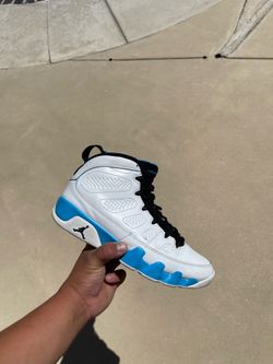 Jordan 9 Retro Powder Blue size 10.5 used $75 pick up only selling a bunch of my shoes pick up only