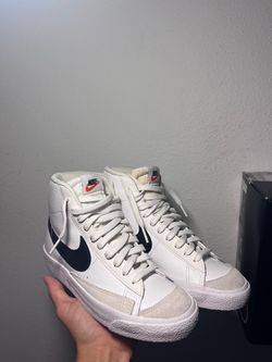 Nike Blazer Mid White Black Sneakers