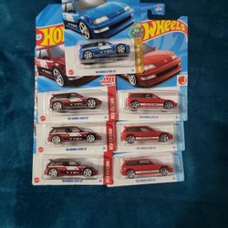 Hot Wheels Red Edition '90 Honda Civic EF 