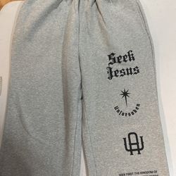 Men’s Unforsaken Apparel Heather Grey Oversized Sweats 