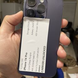 iPhone 14 Pro 256Gb Unlocked