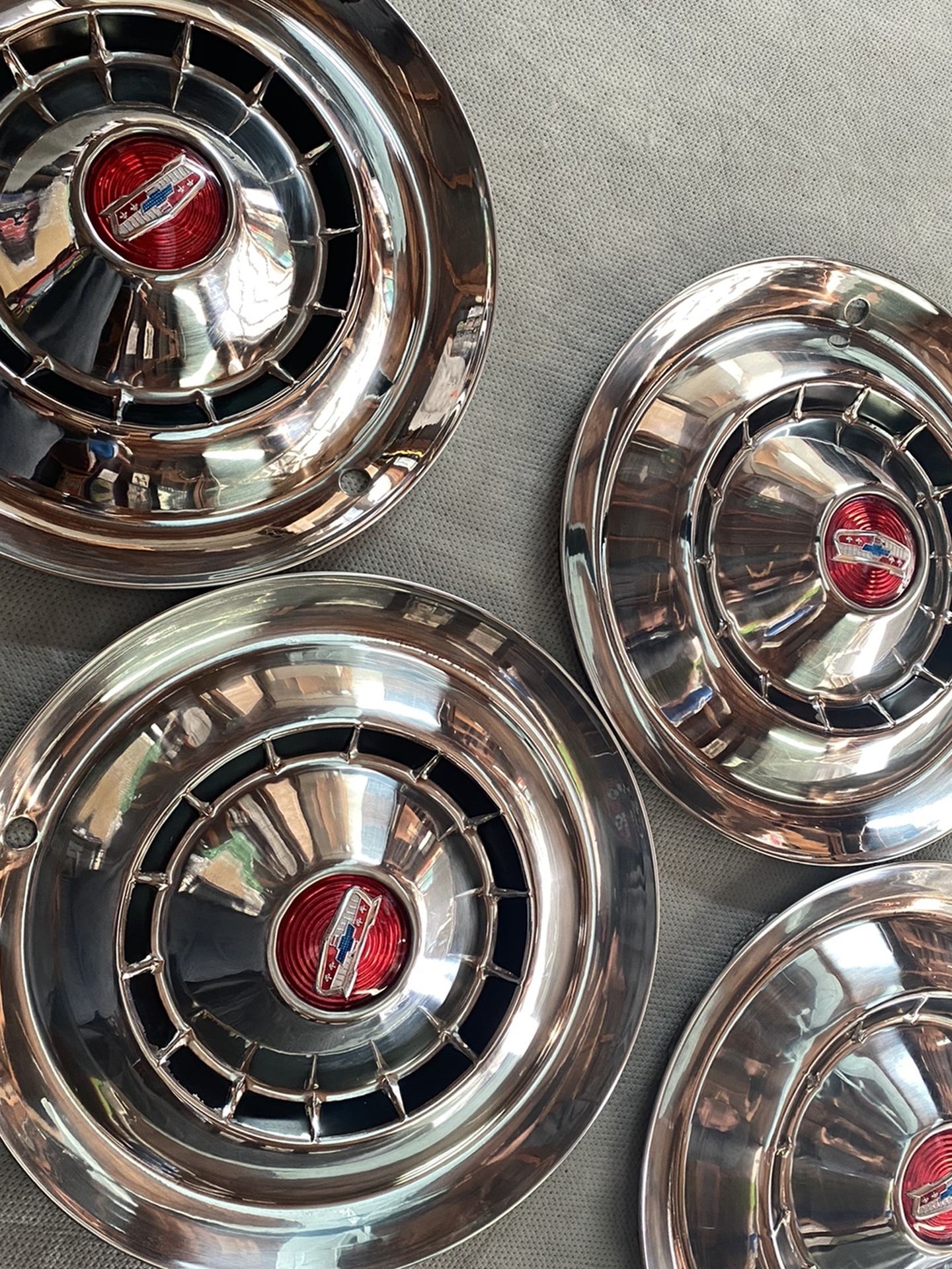 1954 Chevy Bel air Hub Caps