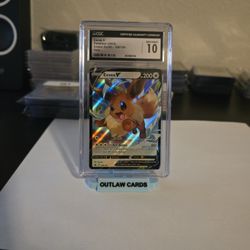 POKEMON EEVEE V HOLO CGC 10
