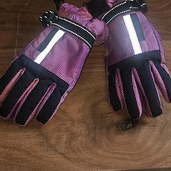 Snow Gloves Little Girl Size 4/7