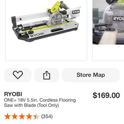 Ryobi flooring Saw With Blade 