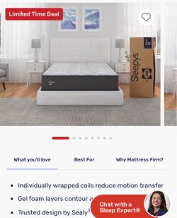 King Size Mattress Firm. Sleepy’s by Sealy “Slumber”