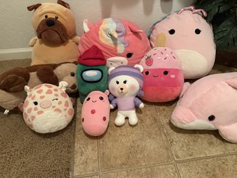 Squishmallows And Stuffed Animals