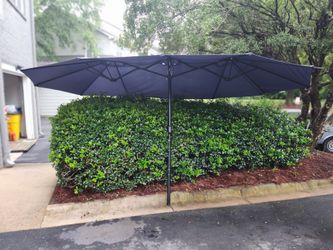 15ft Double-Sided Patio Umbrella