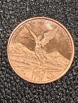 Libertad Design 1 oz copper coin brand new
