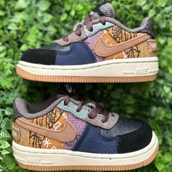 Nike Air Force 1 Low ‘Travis Scott Cactus Jack’ (TD) (Size 6C)
